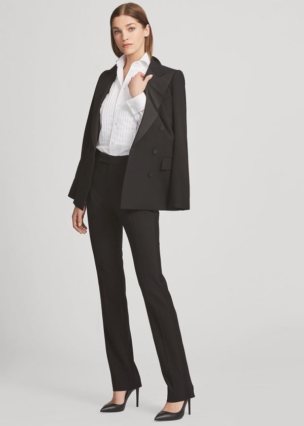 Women's Ralph Lauren Seth Wool Pants | 072489OXK